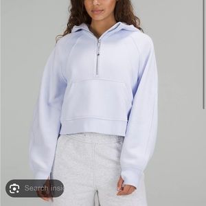 lululemon oversized scuba half-zip